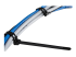 StarTech.com 10"(25cm) Reusable Cable Ties, 1/4"(7mm) wide, 2-1/2"(65mm) Bundle Dia. 50lb(22kg) Tensile Strength, Releasable Nylon Ties, Indoor/Outdoor, 94V-2/UL Listed, 100 Pack, Black - Vänster vinkel