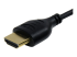 StarTech.com 3ft Slim HDMI Cable, 4K High Speed HDMI Cable with Ethernet, 4K 30Hz UHD HDMI Cord, 10.2 Gbps Bandwidth, 4K HDMI 1.4 Video / Display Cable M/M, 36AWG, ARC, HDCP 1.4, CEC - Närbild