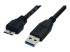 StarTech.com 0,5 m svart SuperSpeed USB 3.0-kabel A till Micro B ? M/M - Höger vinkel