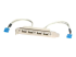 StarTech.com 4 Port USB A Female Slot Plate Adapter - Höger vinkel