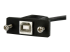 StarTech.com 1 ft Panel Mount USB Cable B to B - Närbild